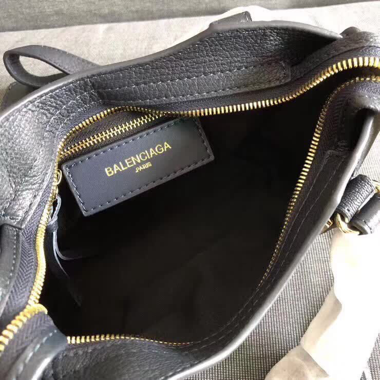 BALENCIAG巴黎世家 機車包 23cm原版山羊皮配金邊 手提肩背斜挎包  BL1380